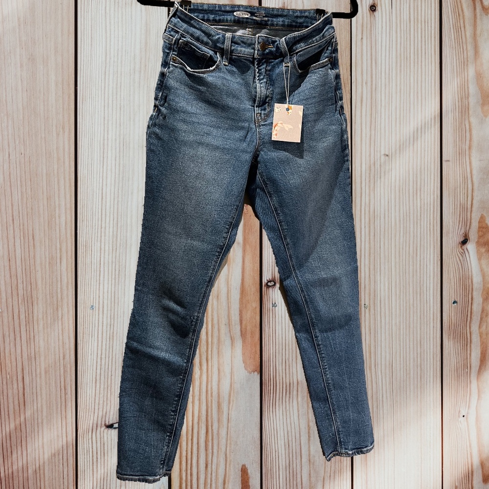 Old Navy High Waist Skinny Ankle Jeans
